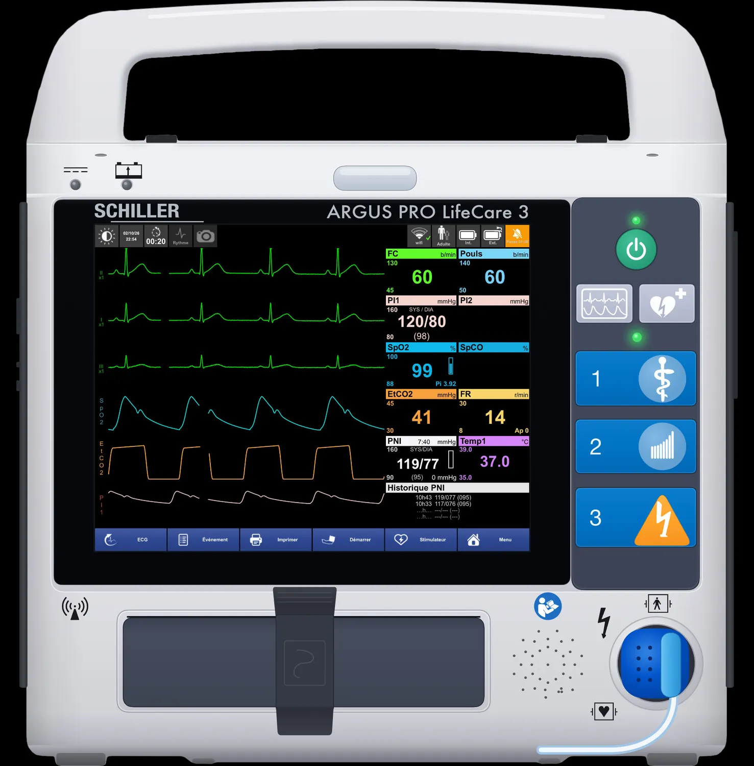 ARGUS PRO LifeCare 3 — Châssis complet