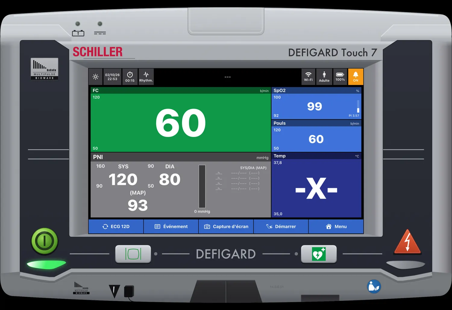 DEFIGARD Touch 7 — Profil Secouriste : vue Blocs