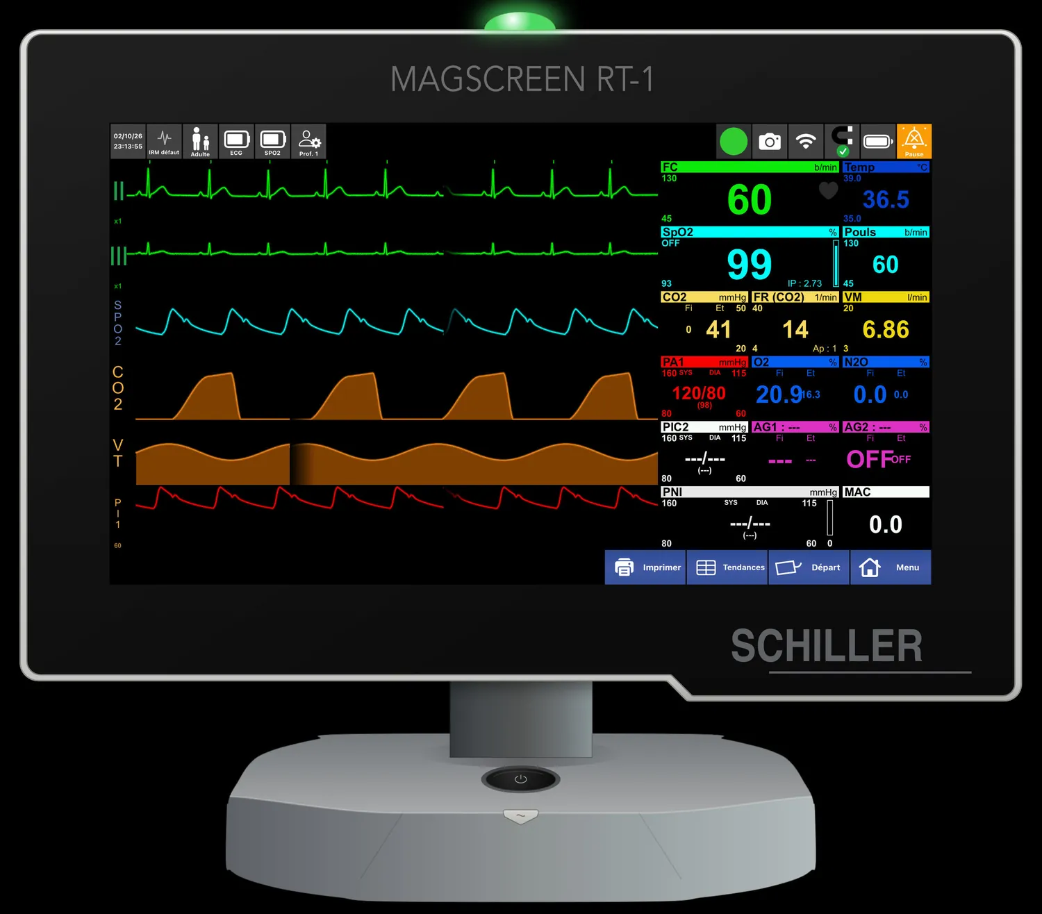 MAGSCREEN RT-1 — Châssis complet