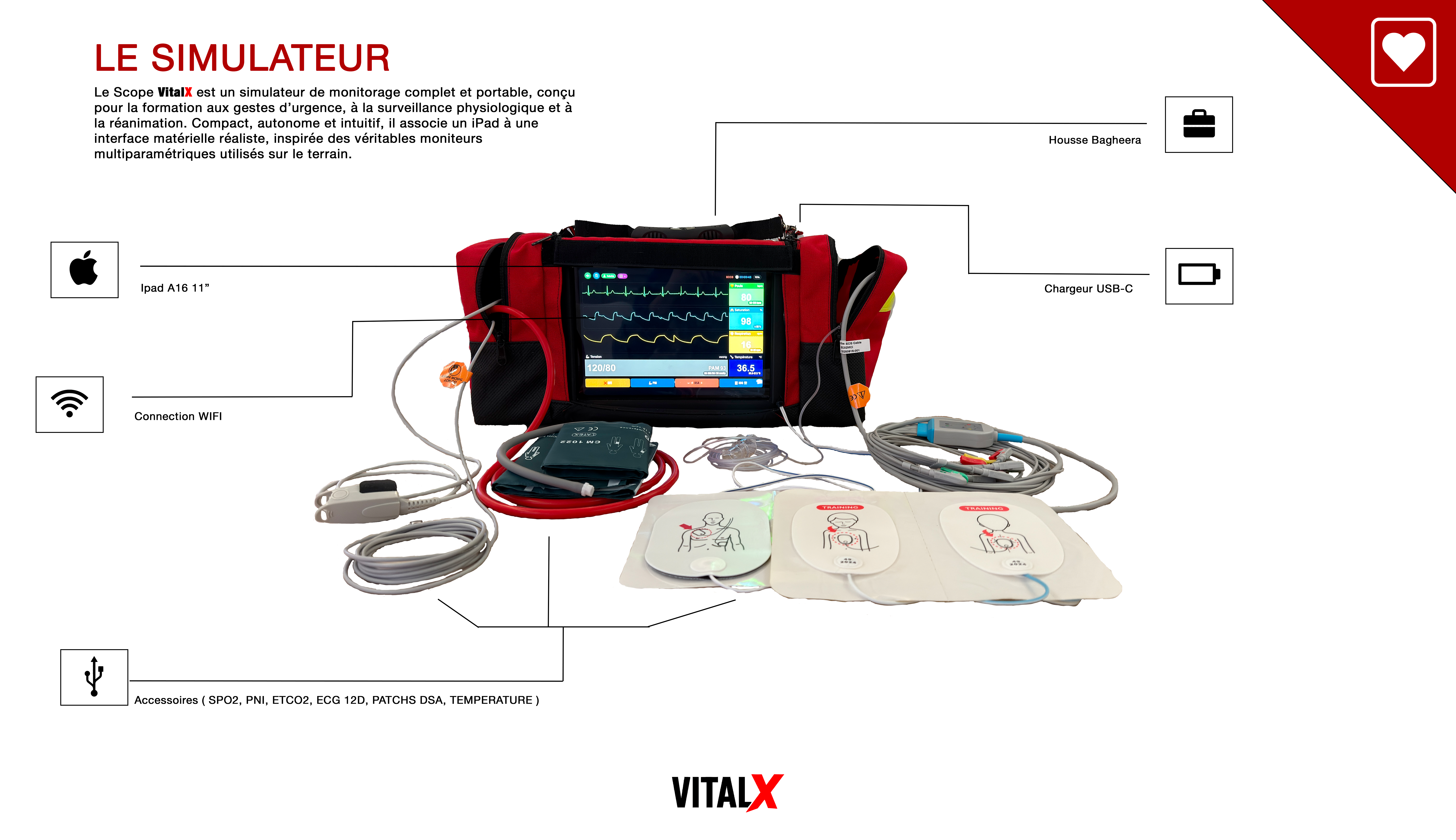 Pack VitalX Basique présentation